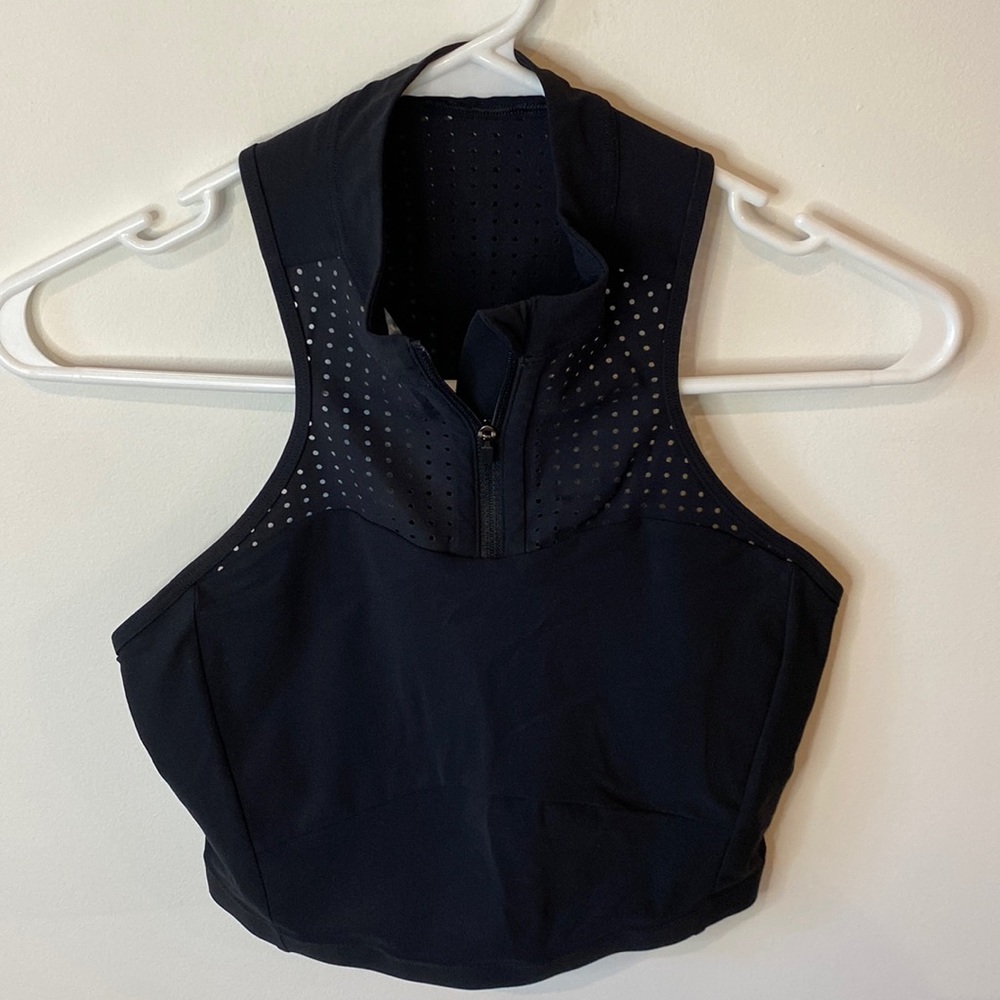 Lululemon Black Sports Bra, Size 4 - Picture 1 of 3